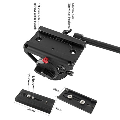 BEXIN VH-105 360 Degree Panorama Heavy Duty Tripod Action Fluid Drag Head