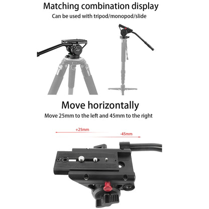 BEXIN VH-105 360 Degree Panorama Heavy Duty Tripod Action Fluid Drag Head