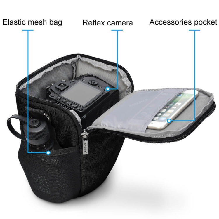 CADEN D11 Waterproof Crossbody Shoulder SLR Camera Bag, Size: 20.5 x 16 x 27cm