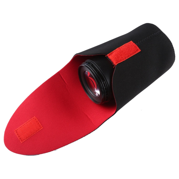SLR Camera Lens Package Thickening Shockproof Neoprene Lens Storage Bag Sticky Deduction, Diameter: 80mm, Height: 130mm
