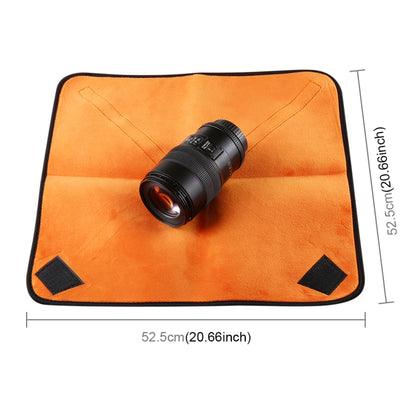 Hundred-folding Cloth Photography Camera SLR Liner Lens Bag Thickening Wrapped Cloth Plus Velvet, Size: 55x55cm