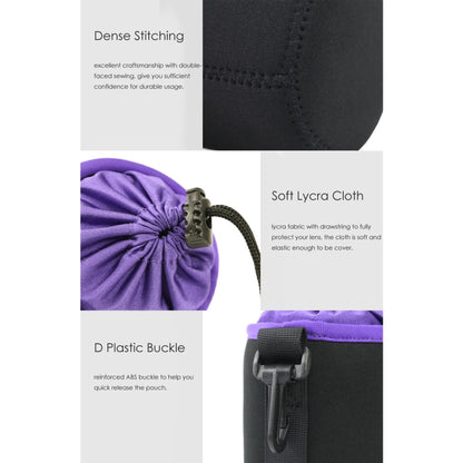 4 in 1 SLR Camera Lens Bag Micro Single Lens Bag Lens Inner Bile Bag Waterproof Protective Case Plus Velvet Thickening