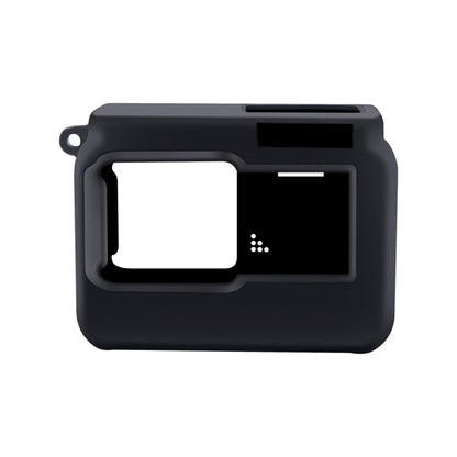 For Insta360 One R Panoramic Camera with Frame Shockproof Silicone Protective Case with Lens Cap Cover, Panoramic  Case + Lens Cap