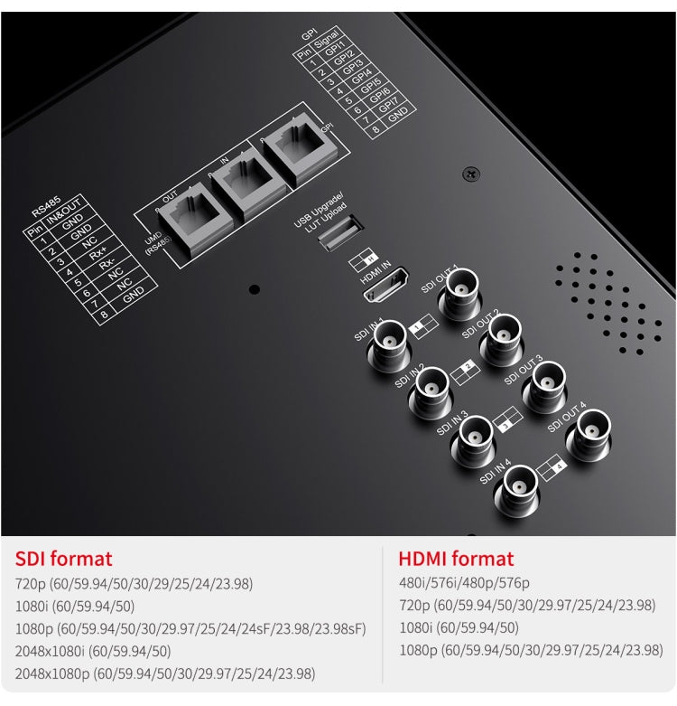 SEETEC ATEM156S 15.6 inch 3G-SDI HDMI Full HD 1920x1080P Multi-camera Broadcast Monitor