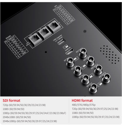 SEETEC ATEM156S 15.6 inch 3G-SDI HDMI Full HD 1920x1080P Multi-camera Broadcast Monitor