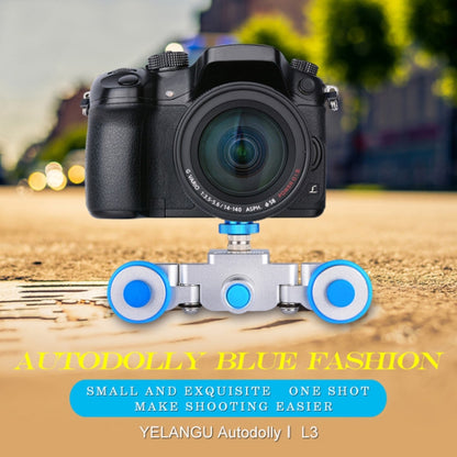 YELANGU L3 Camera Wheels Autodolly Electric Track Slider Car, Load: 6kg