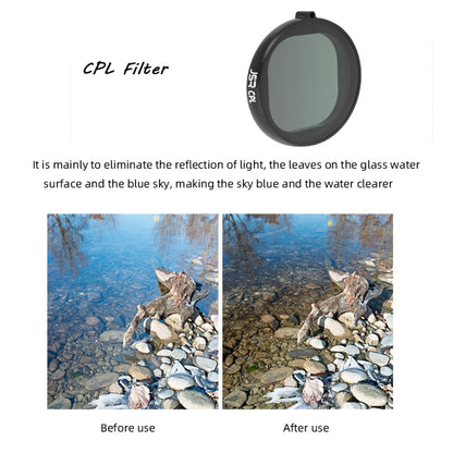 JSR Round Housing CPL Lens Filter for GoPro HERO8 Black, CPL Lens