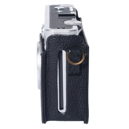 For FUJIFILM instax mini Evo Full Body Camera Genuine Leather Case Bag with Strap