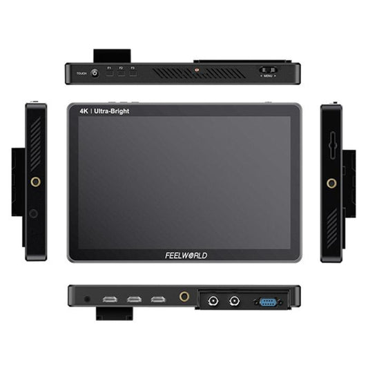 شاشة مراقبة ميدانية لكاميرا DSLR من FEELWORLD LUT11S فائقة السطوع 2000nit، مقاس 10.1 بوصة، مع مدخل ومخرج HDMI بدقة 4K ولوحة IPS بدقة 1920 × 1200، LUT11S