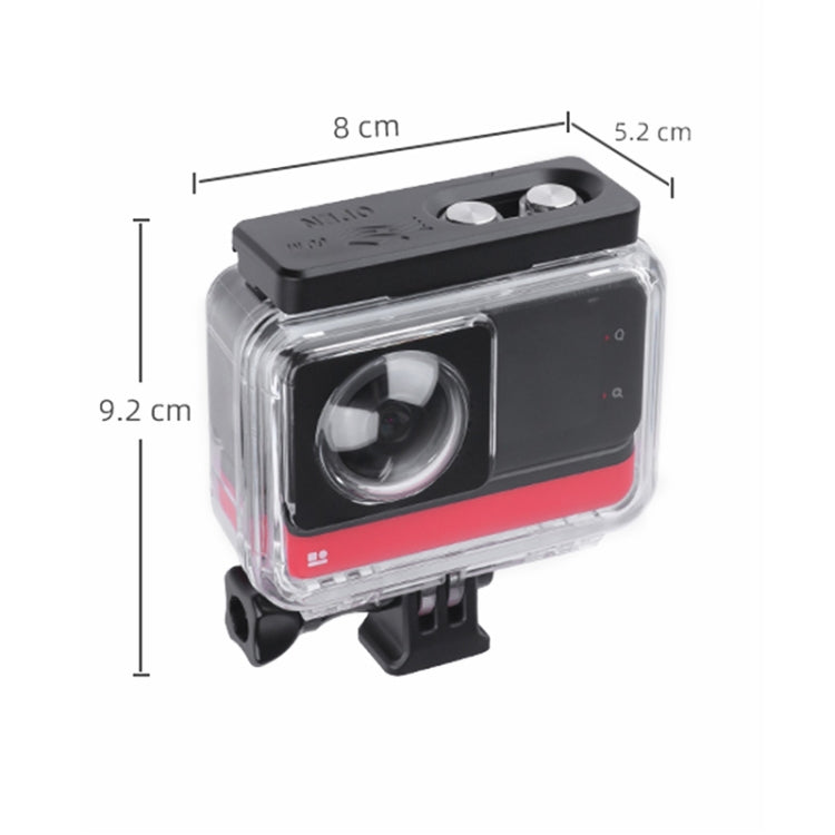 حافظة غوص مقاومة للماء لكاميرا Insta360 One RS إصدار 360، عمق 60 مترًا تحت الماء، لكاميرا Insta360 One RS