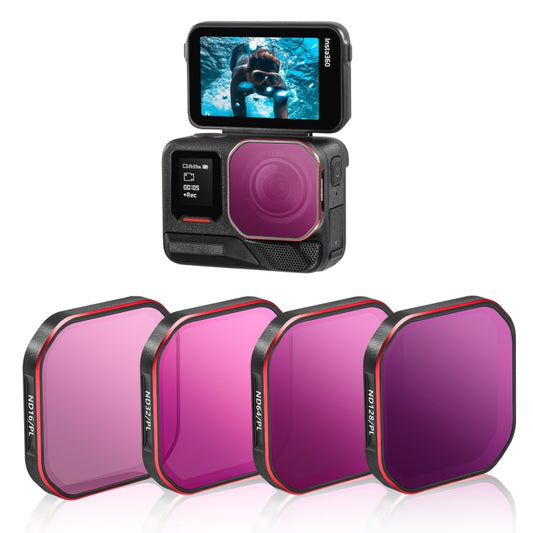 فلتر عدسة الكاميرا STARTRC 4 في 1 لكاميرا Insta360 Ace Pro 2 ND16PL وND32PL وND64PL وND128PL