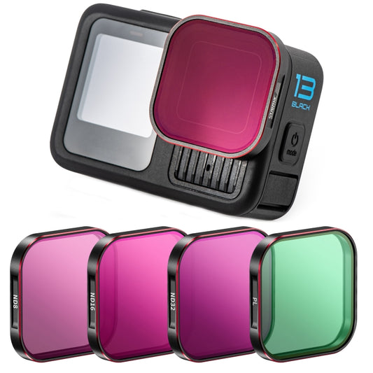 فلتر عدسة STARTRC سريع الفك 4 في 1 ND8 ND16 ND32 CPL لكاميرا GoPro HERO13 Black