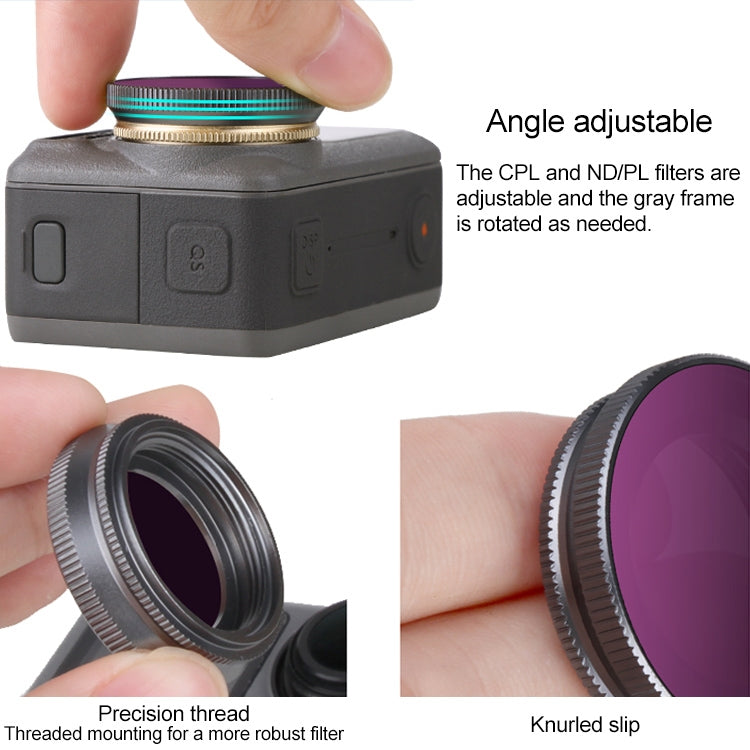 فلتر عدسة Sunnylife OA-FI171 ND32 لكاميرا DJI OSMO ACTION، OA-FI171 ND32