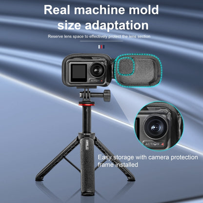 حقيبة حمل كاميرا STARTRC من البولي يوريثان لكاميرا Insta360 GO3 / DJI Action 3 / 4، لكاميرا Insta360 GO3