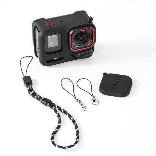 جراب سيليكون STARTRC لكاميرا Insta360 Ace Pro 2 مع غطاء عدسة وحبل تثبيت