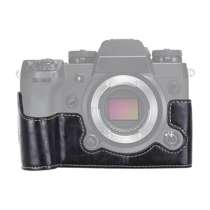 1/4 inch Thread PU Leather Camera Half Case Base for FUJIFILM X-H1