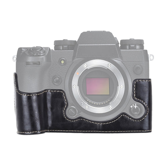 1/4 inch Thread PU Leather Camera Half Case Base for FUJIFILM X-H1