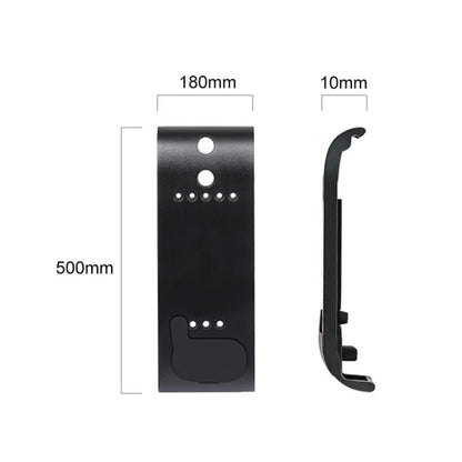 غطاء واجهة البطارية الجانبية من بلاستيك ABS من PULUZ مع قابس سيليكون لكاميرا GoPro HERO13 أسود/12 أسود/11 أسود/10 أسود/9 أسود
