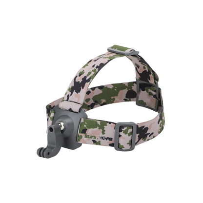 Sunnylife TD672 Adjustable Head Strap Vlog POV Mount Belt for GoPro, Insta360, DJI Osmo Action and Other Action Cameras