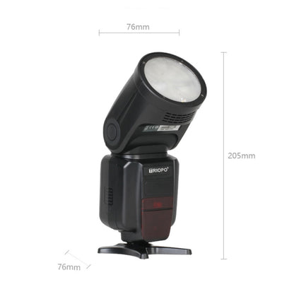 فلاش TRIOPO R1 76WS عالي السرعة TTL بسرعة 1/8000 ثانية لكاميرات Canon / Nikon DSLR، R1