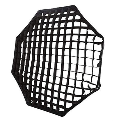 TRIOPO S55 Diameter 55cm Honeycomb Grid Octagon Softbox Reflector Diffuser for Studio Speedlite Flash Softbox, Diameter 55cm