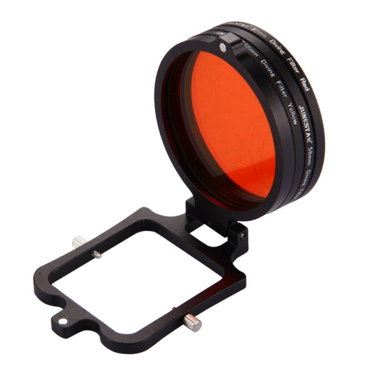 58mm Yellow + Red + Purple Diving Lens Filter for GoPro HERO7 Black/6 /5, 58mm 3-color Diving Lens