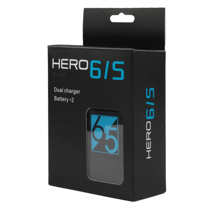شاحن بطاريتين مع كابل USB-C / Type-C لكاميرات GoPro HERO6 /5، شاحن مع كابل TYPE-C