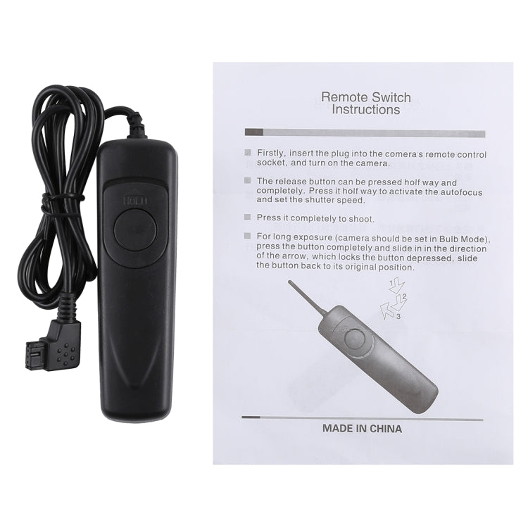 Cuely RM-S1AM Remote Switch Shutter Release Cord for Sony A900 / A700 / A350
