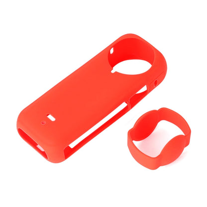 For Insta360 X4 Silicone Protective Case with Lens Cover