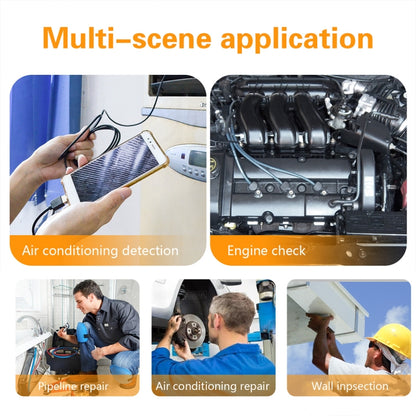 inskam107 3.9mm 3 In 1 HD Waterproof Industry Digital Endoscope Inspection Camera, Length: 1m Flexible Cable, 1m Flexible Cable