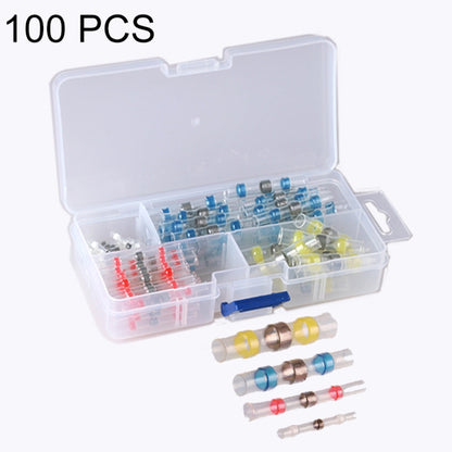 100 PCS / Box Professional Water Resistant Solder Ring Heat-shrinkable Tube, 100 PCS / Set