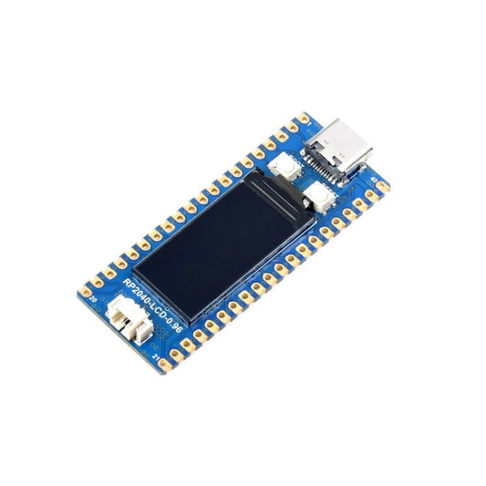 لوحة Waveshare RP2040-LCD-0.96 MCU شبيهة بـ Pico، مبنية على Raspberry Pi MCU RP2040، مع رأس دبوس، RP2040-LCD-0.96