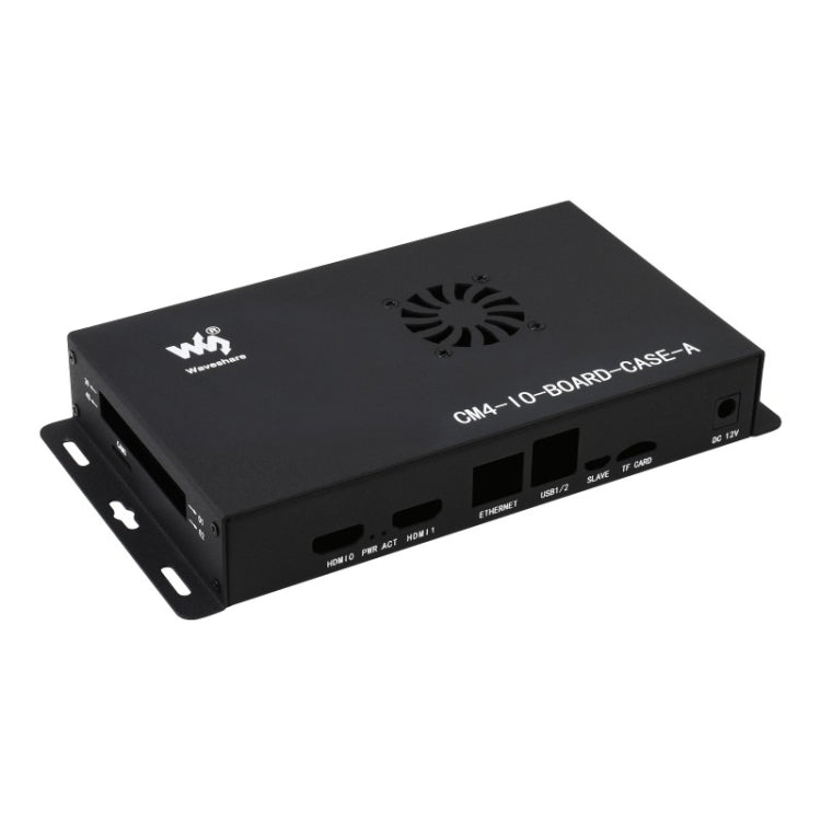 صندوق Waveshare المعدني A للوحة Raspberry Pi CM4 IO، مع مروحة تبريد