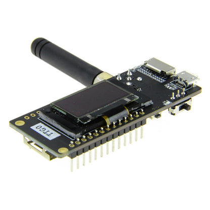 وحدة TTGO LORA32 V2.1 ESP32 OLED مقاس 0.96 بوصة تعمل بتقنية البلوتوث والواي فاي ووحدة SMA IP5306 بتردد 915 ميجاهرتز مع هوائي، 915 ميجاهرتز