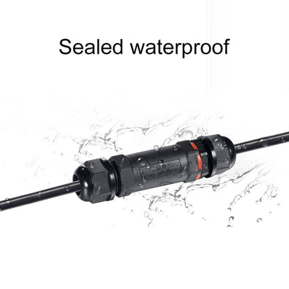 XY20 IP68 Waterproof 3 Pin Straight Cable Connector, XY20