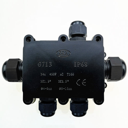 صندوق توصيل G713 IP68 مقاوم للماء بخمسة اتجاهات لحماية لوحة الدائرة، G713-5P