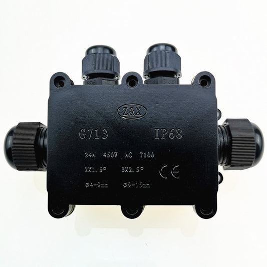 صندوق توصيل G713 IP68 مقاوم للماء بأربعة اتجاهات لحماية لوحة الدائرة، G713-4P