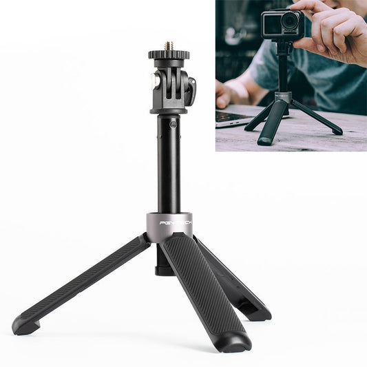 حامل ثلاثي القوائم P-GM-117 لكاميرا الحركة من PGYTECH، عصا سيلفي قابلة للتمديد لكاميرا DJI Osmo Action، P-GM-117