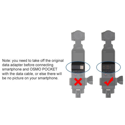 كابل Sunnylife OP-X9208 من النوع C إلى النوع C لـ DJI OSMO Pocket، الطول: 1 متر، النوع C