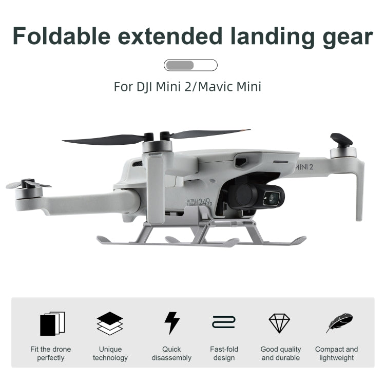 STARTRC 1106837 Shockproof Quick Release Anti-collision Landing Gear Height Extender Holder for DJI Mini 2 / Mavic Mini, For DJI Mavic Mini