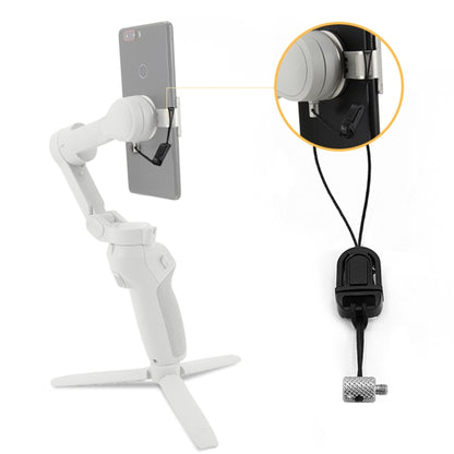 مشبك حامل هاتف STARTRC مضاد للضياع وحزام حبل مضاد للسقوط لـ DJI OM4 / Osmo Mobile 3