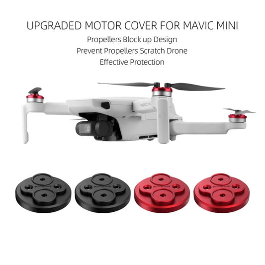 4 قطع من غطاء حماية المحرك المعدني من Sunnylife لـ DJI Mini 2