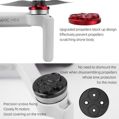 4 قطع من غطاء حماية المحرك المعدني من Sunnylife لـ DJI Mini 2
