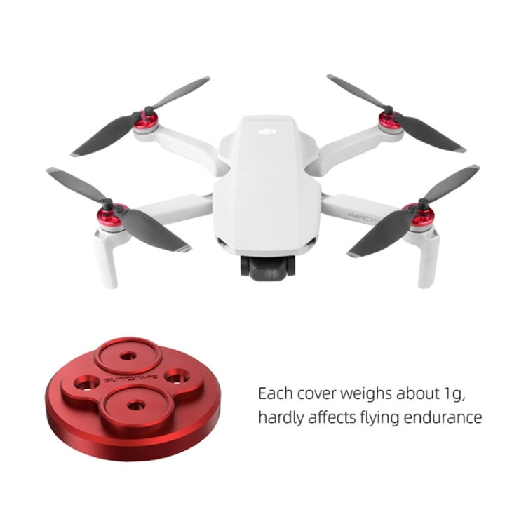 4 قطع من غطاء حماية المحرك المعدني من Sunnylife لـ DJI Mini 2