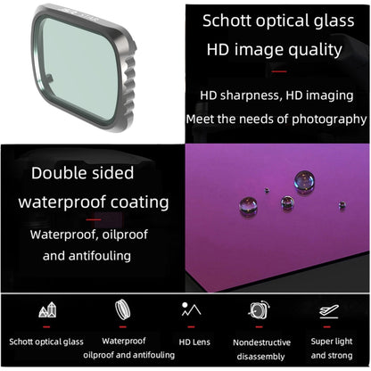 JSR KS STAR Effect  Lens Filter for DJI Air 2S, Aluminum Frame, STAR