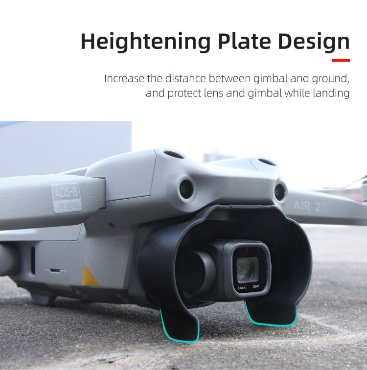 غطاء واقي من الشمس مضاد للتوهج لعدسة الكاميرا Sunnylife A2S-Q9350 لـ DJI Air 2S / Mavic Air 2، لـ DJI Air 2S