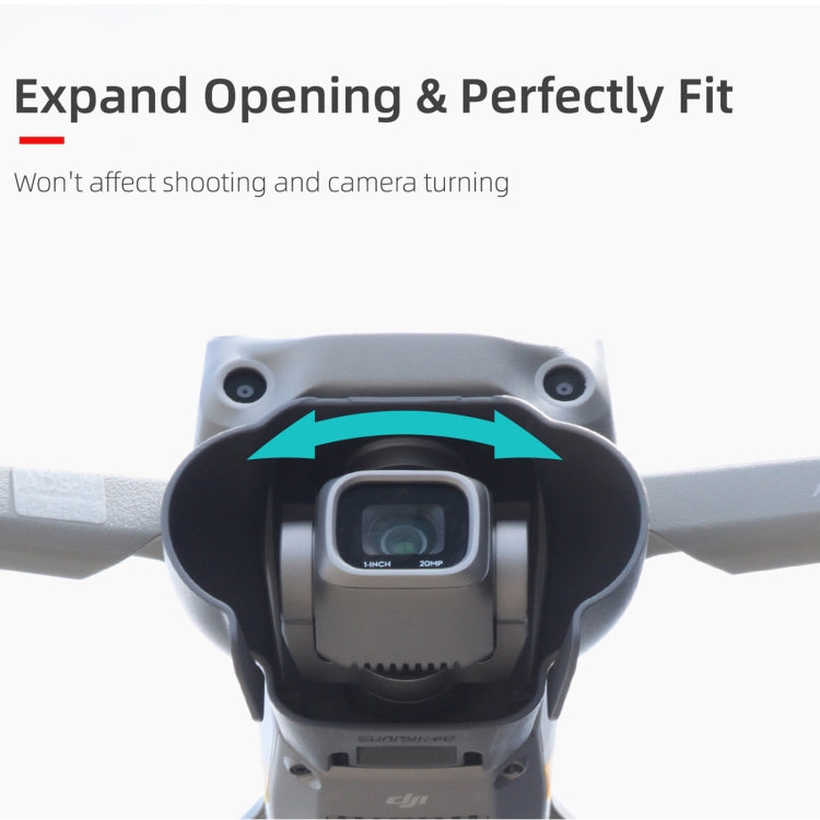 غطاء واقي من الشمس مضاد للتوهج لعدسة الكاميرا Sunnylife A2S-Q9350 لـ DJI Air 2S / Mavic Air 2، لـ DJI Air 2S
