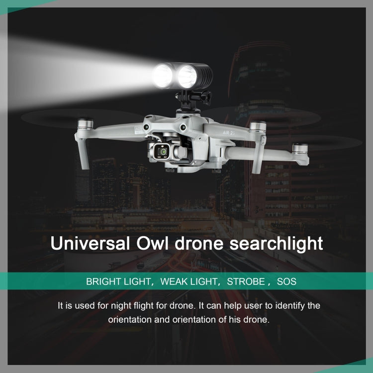 مصباح إشارة كشاف ضوء رحلة ليلية على شكل بومة من STARTRC لطائرات DJI Mavic 2 / Air 2S / Mini 2 / Mini / FPV