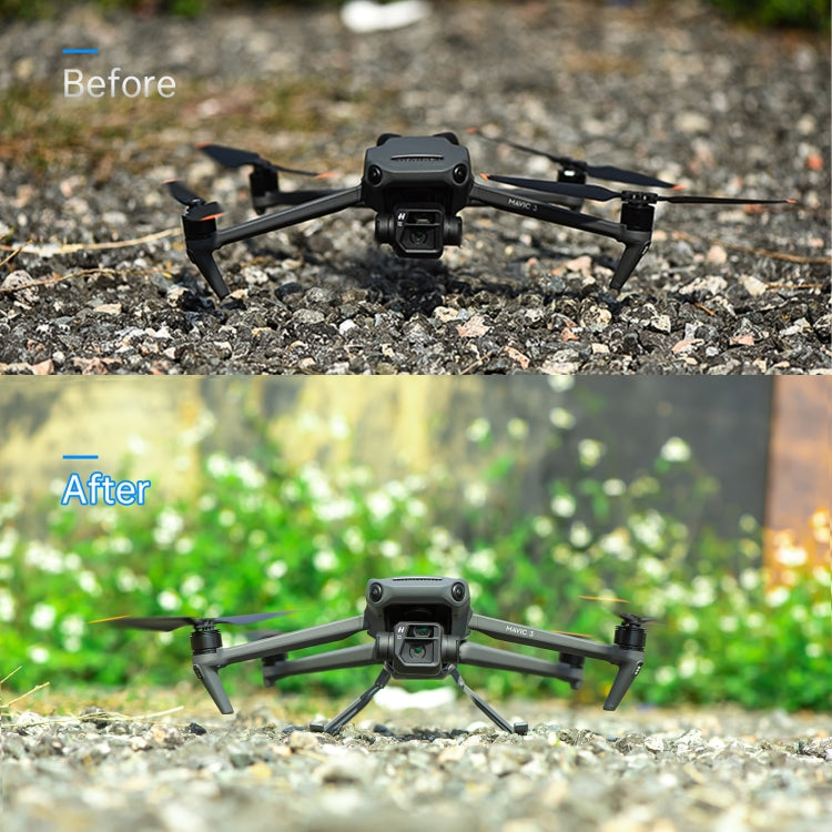 حامل تمديد ارتفاع معدات الهبوط سريع الفك قابل للطي من STARTRC لطائرة DJI Mavic 3، لطائرة DJI Mavic 3