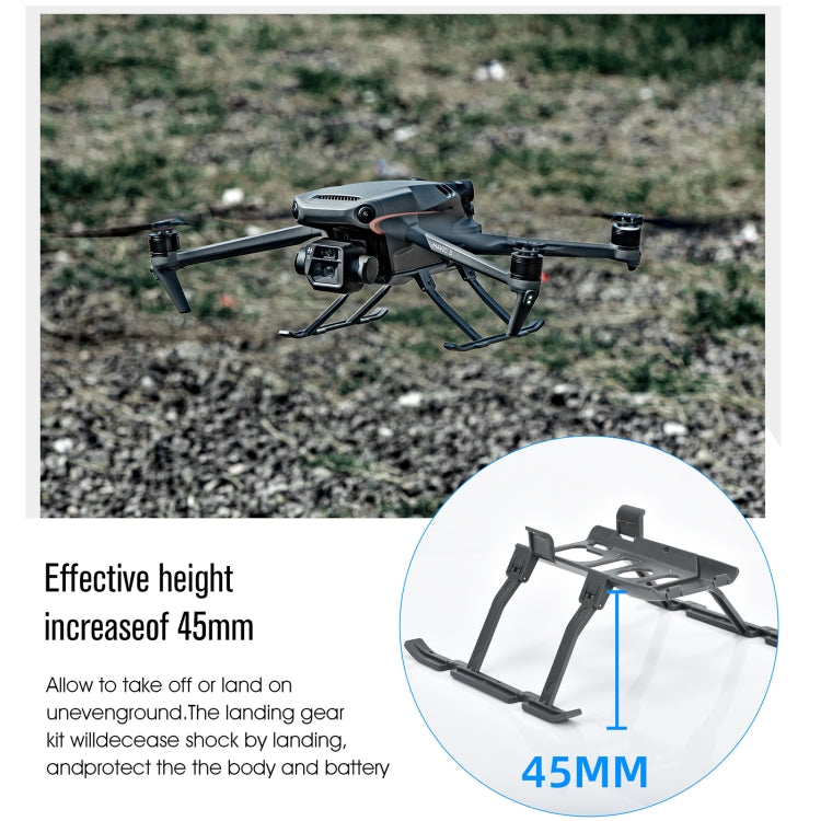 حامل تمديد ارتفاع معدات الهبوط سريع الفك قابل للطي من STARTRC لطائرة DJI Mavic 3، لطائرة DJI Mavic 3